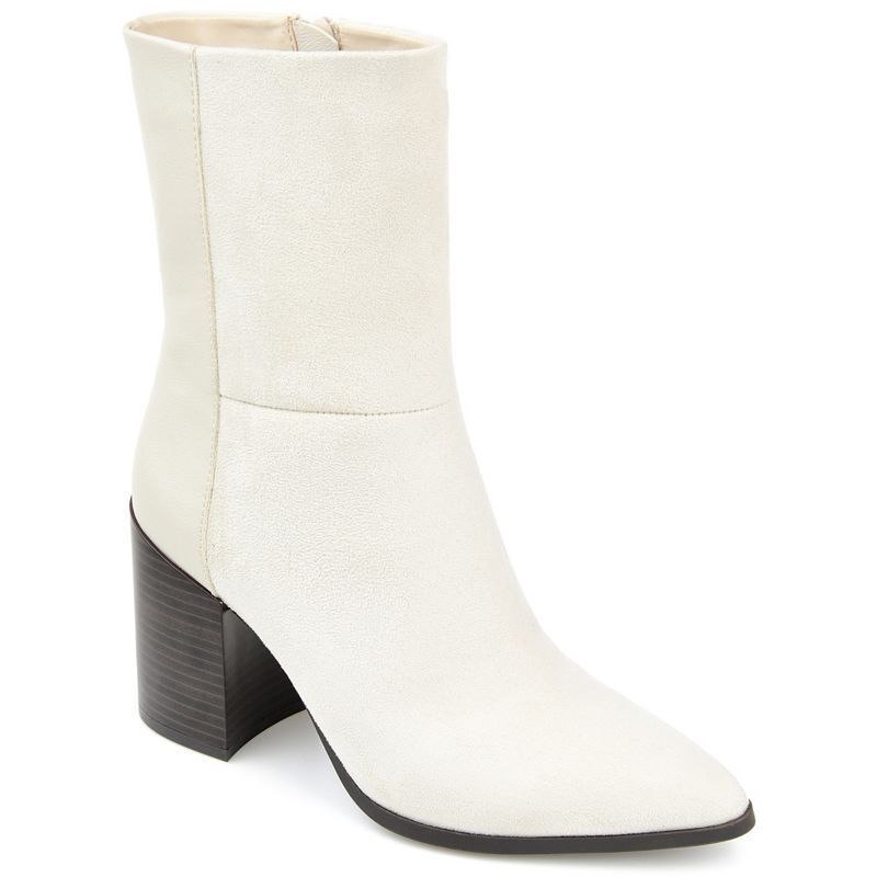 여성 투톤 부티 Women's Sharlie Two-Tone Booties 12944500 Off White