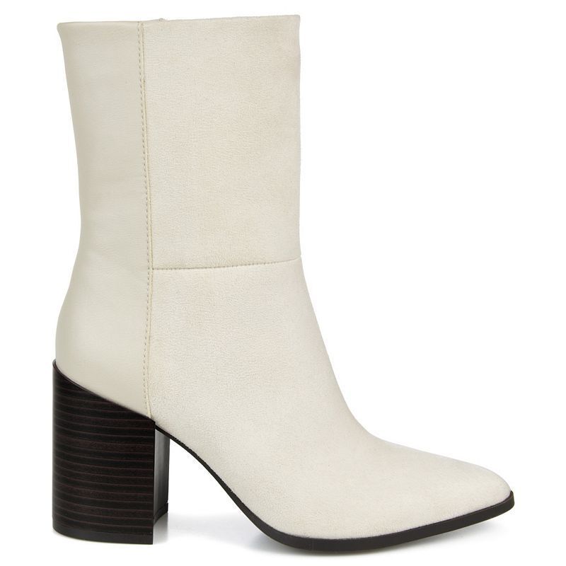 여성 투톤 부티 Women's Sharlie Two-Tone Booties 12944500 Off White