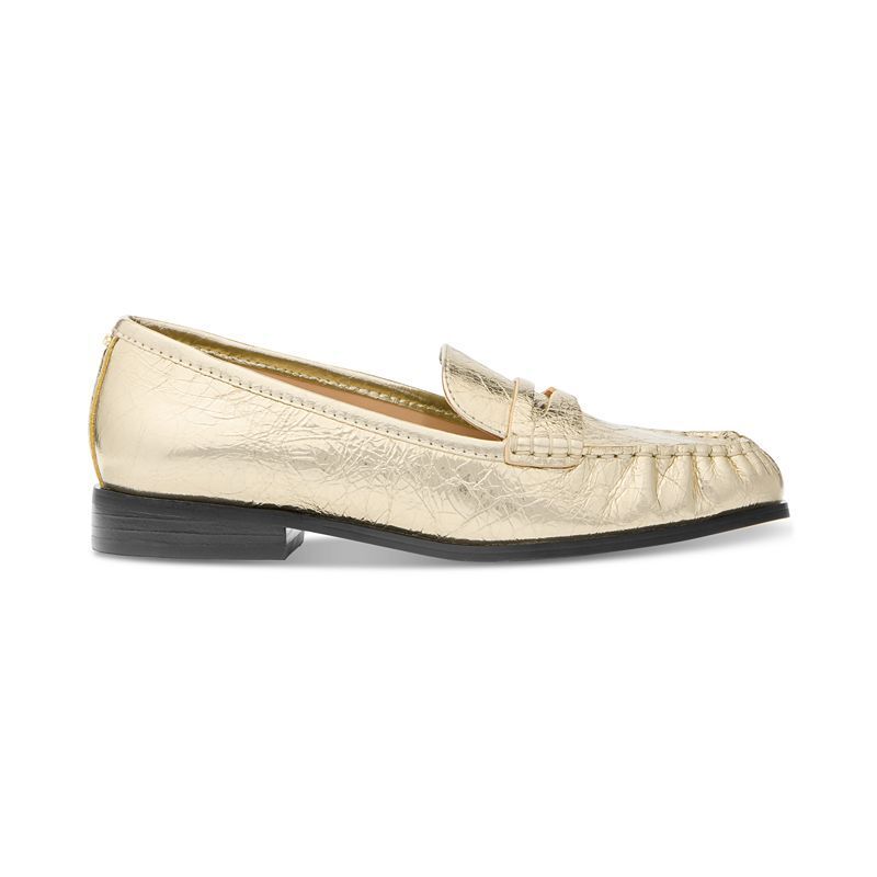 마이클 페니 로퍼 플랫슈즈 MICHAEL Carlson Penny Loafer Flats 17905336 Pale Gold