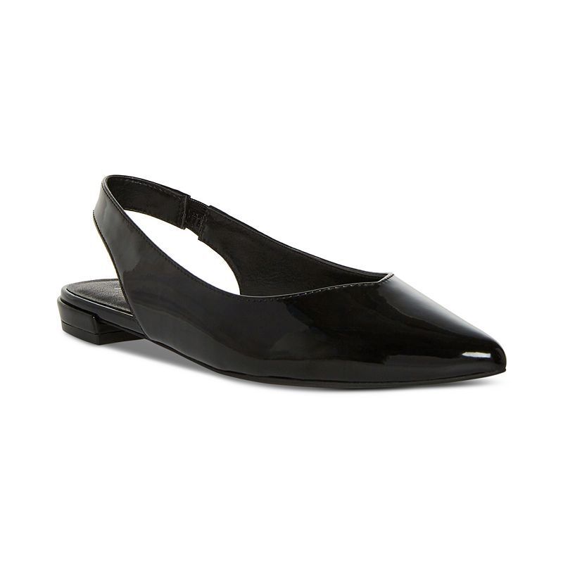 슬링백 플랫슈즈 Deviin Pointed-Toe Slingback Flats  16367550 Black Patent