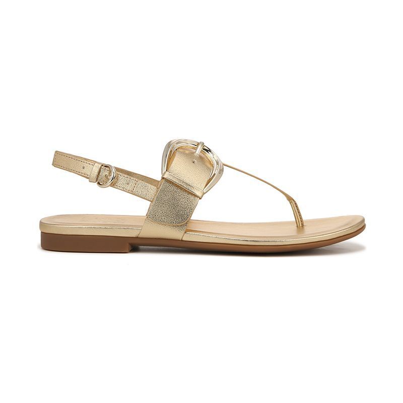 플랫 샌들 Taylor Flat Sandals 17972733 Dark Gold Faux Leather