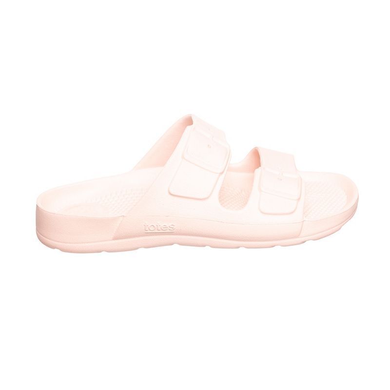 여성 더블 버클 슬리퍼 Women's Everywear® Double Buckle Slides 14238020 Evening Sand