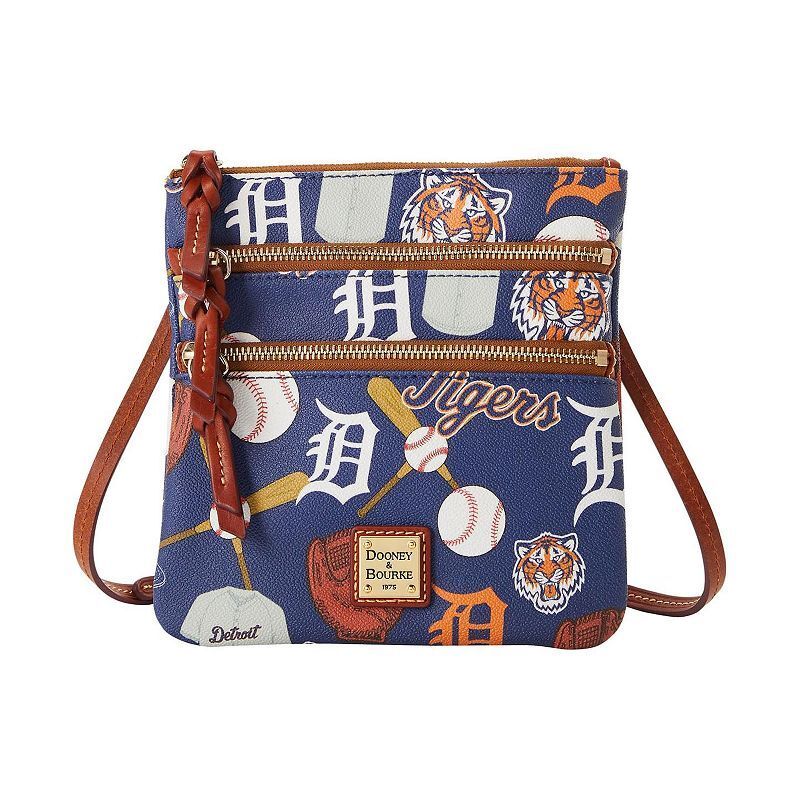 디트로이트 트리플 집업 크로스백 지갑 Detroit Tigers Game Day Triple Zip Crossbody Purse 19360253 No Color