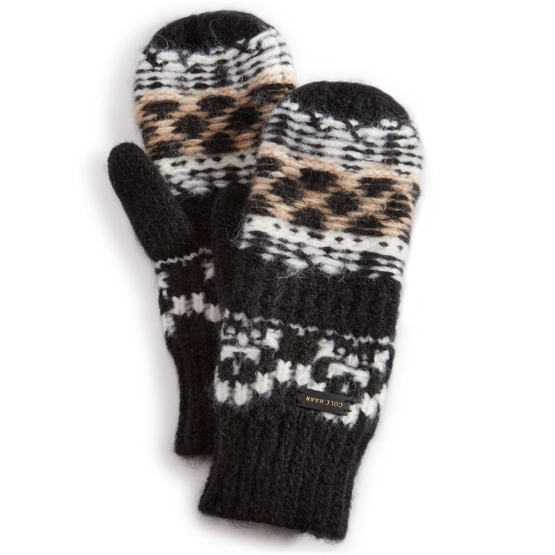 여성 리버시블 Women's Reversible Fair Isle Mittens 18635965 Black Multi