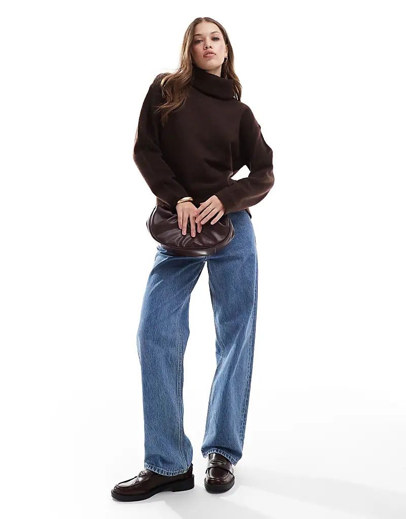 터틀넥 스웨터 Brauner Rollkragenpullover 206483471BRAUN