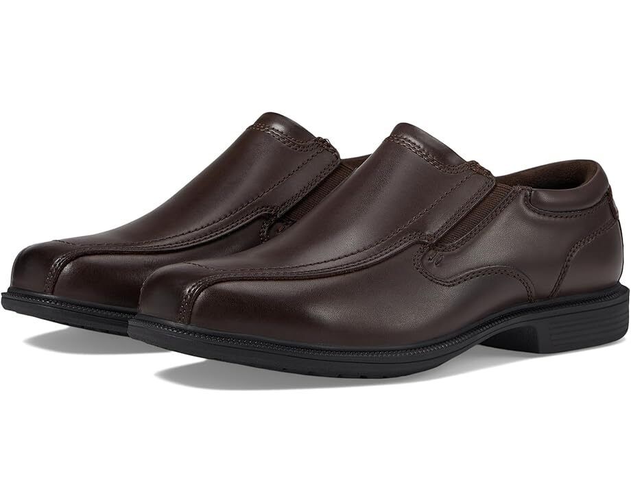 남성 스트리트 슬립온 슬립 컴포트 Men's Nunn Bush Bleeker Street Bicycle Toe Slip-On with KORE Slip Resistant Walking Comfort Technology  80392606