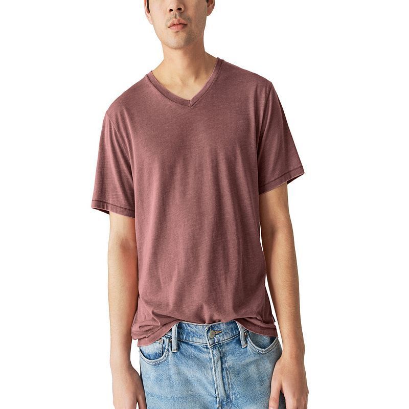 남성 베니스 v 넥 티셔츠 Men's Venice Burnout V Neck Tee T-shirts 16050473 Port Royale