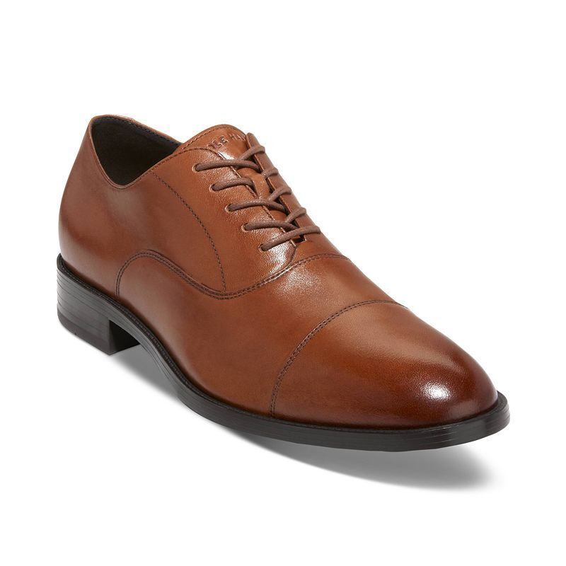 남성 레이스업 옥스포드 드레스 신발 Men's Hawthorne Lace-Up Cap-Toe Oxford Dress Shoes 17582760 British Tan