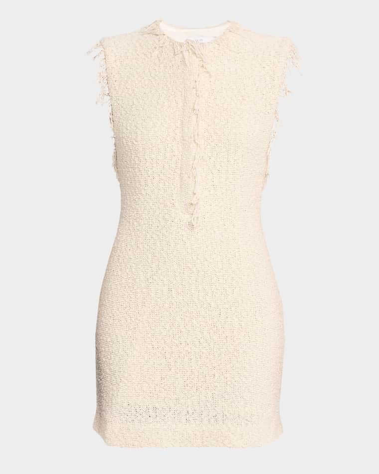텍스쳐드 민소매 미니 드레스 Solai Textured Sleeveless Mini Dress prod277470840NEAR WHITE
