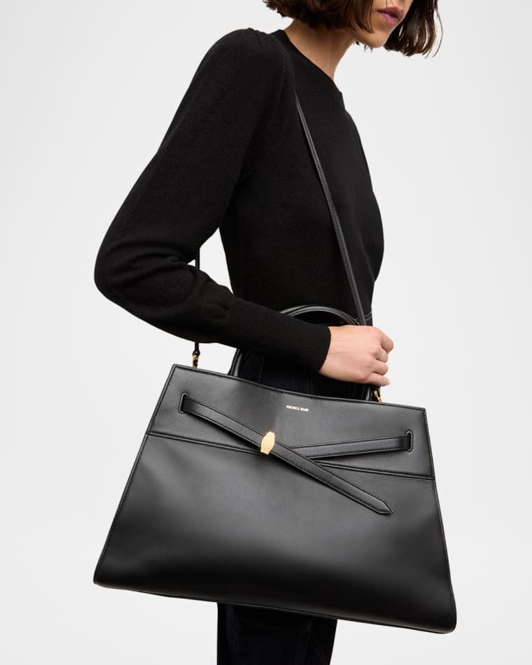 라지 가죽 크로스백 가방 Dash Large Leather Crossbody Bag prod277800105BLACK