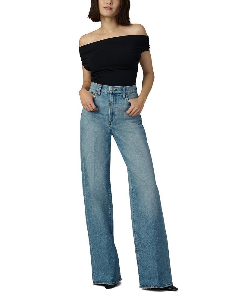 더 쁘띠 하이 와이드 데님 The Mia Petite High Rise Wide Leg Jeans in Visionary 5374292