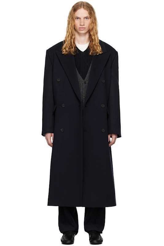 네이비 코트 Navy Velasco Coat 16270731