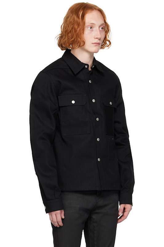 블랙 크롭 데님 자켓 Black Porterville Cropped Denim Jacket 16418381