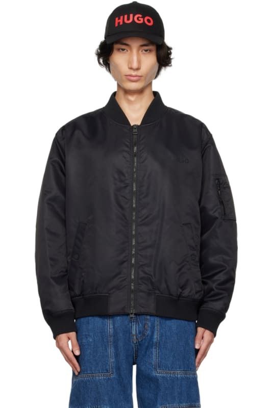 Hugo Boss Black Oversized Bomber Jacket 13279841