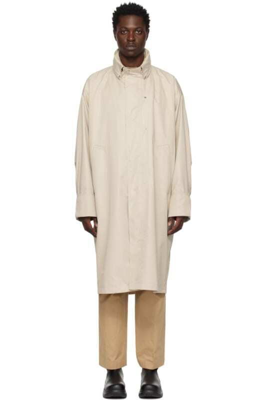 베이지 후드 코트 Beige Hooded Coat 12299081