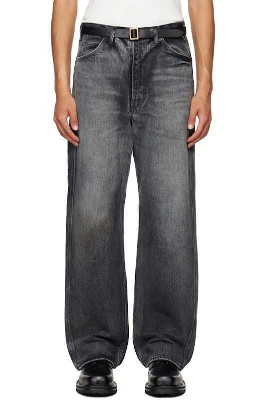 블랙 페인팅 데님 Black Selvedge Faded Heavy Painter Jeans 16335331