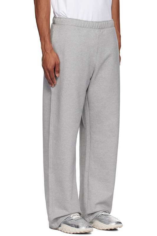 그레이 문 로고 플리스 스웨트팬츠 Gray Moon Logo Fleece Sweatpants 16245811