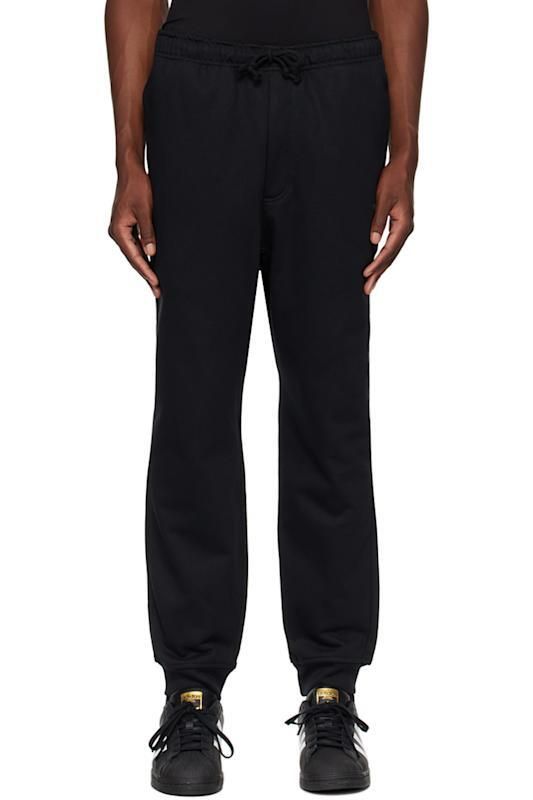 블랙 스웨트팬츠 Black Cuffed Sweatpants 16432171