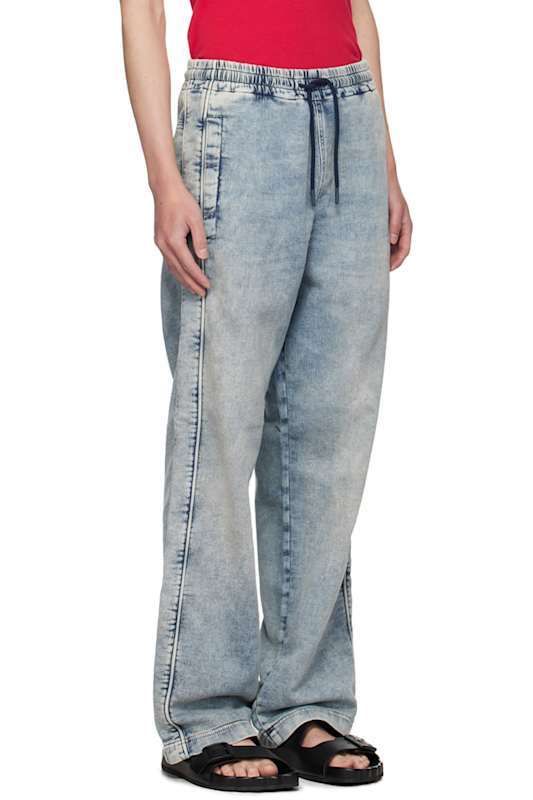 블루 데님 트랙 팬츠 Blue D-Martians Denim Track Pants 16035631