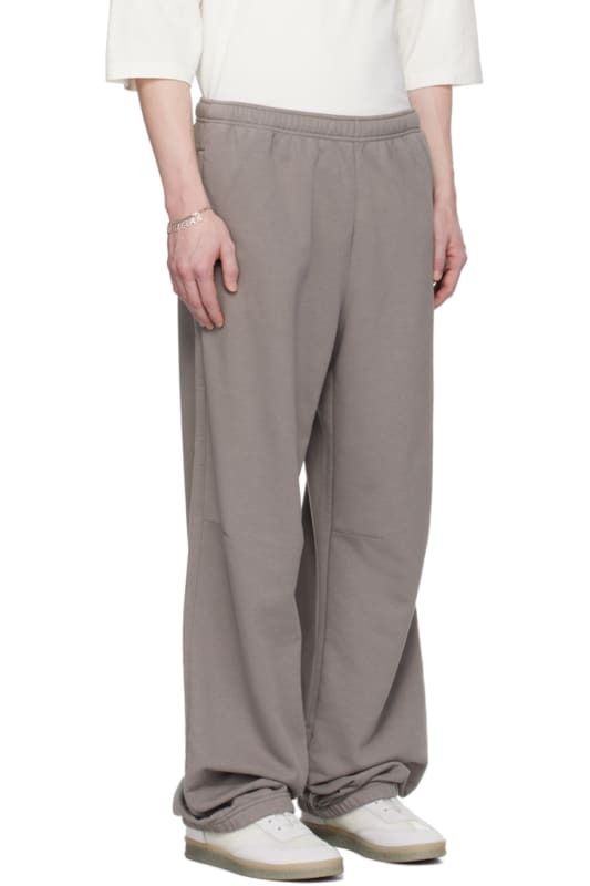 자수 스웨트팬츠 Taupe Embroidered Sweatpants 14624121