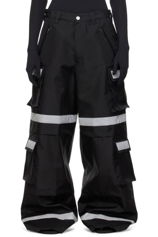 블랙 카고 팬츠 Black Security Workwear Cargo Pants 15311031