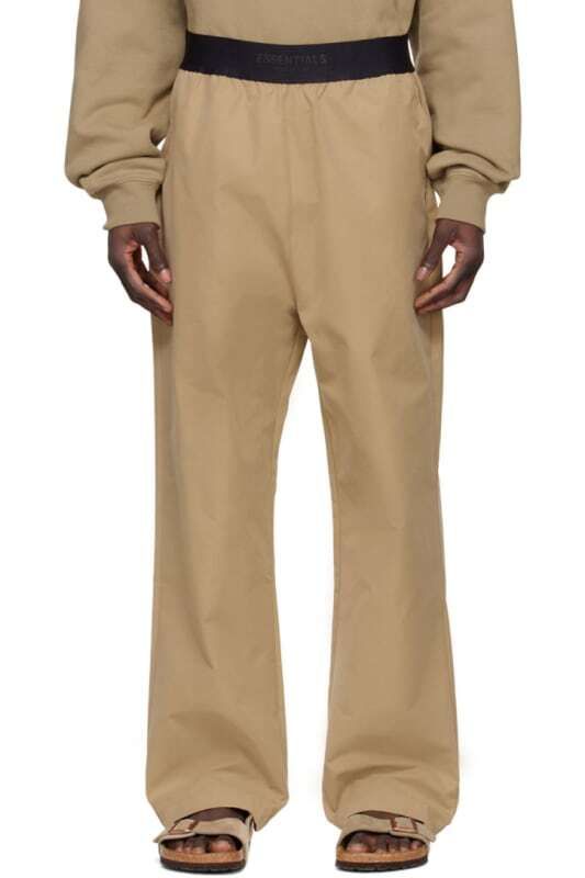 코튼 라운지 팬츠 Tan Cotton Lounge Pants 9323441