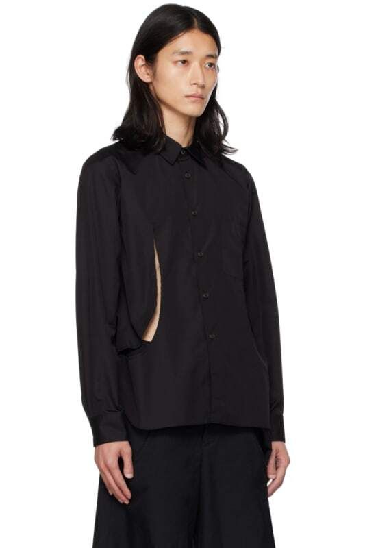 블랙 셔츠 Black Cutout Shirt 13016621
