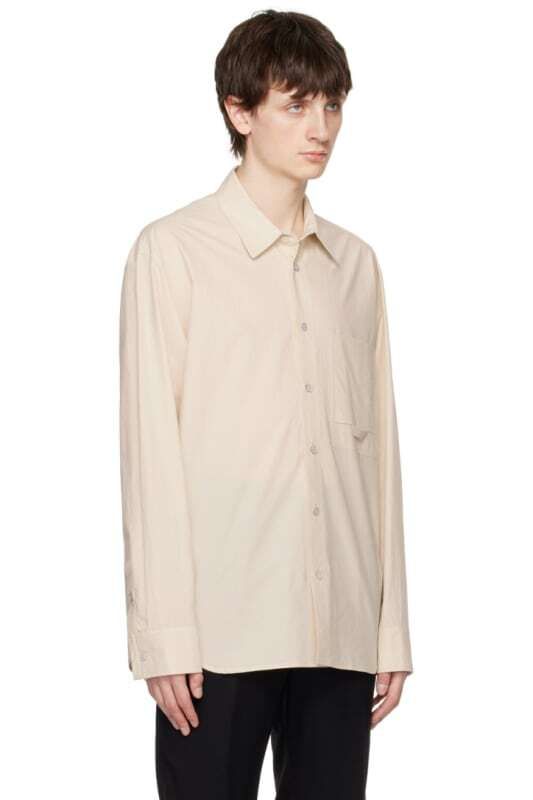 베이지 자수 셔츠 Beige Embroidered Shirt 12256851