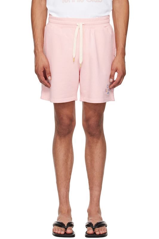 핑크 로고 바지 Pink Stacked Logo Shorts 15895221