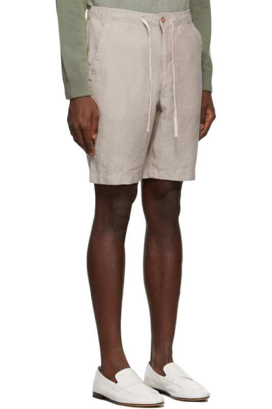 베이지 경량 헴프 바지 Beige Lightweight Hemp Shorts 9548361