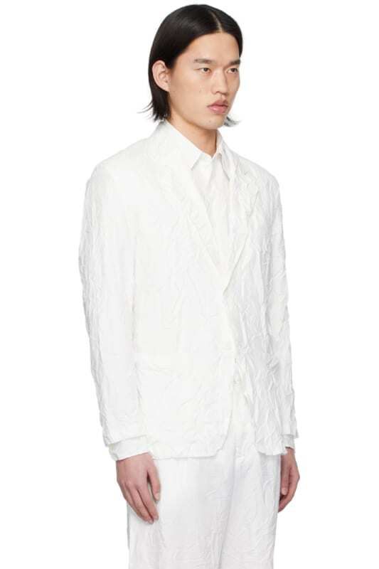 화이트 블레이저 White Finx Blazer 15260061