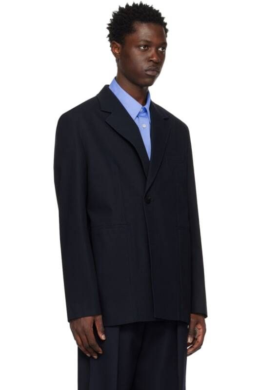 네이비 블레이저 Navy Single Blazer 12139451