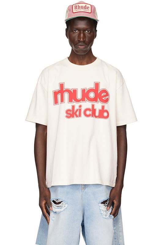 오프화이트 스키 티셔츠 Off-White 'Rhude Ski Club' T-Shirt 15847771