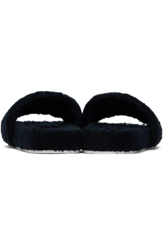 블랙 로고 샌들 Black Logo Sandals 12267531