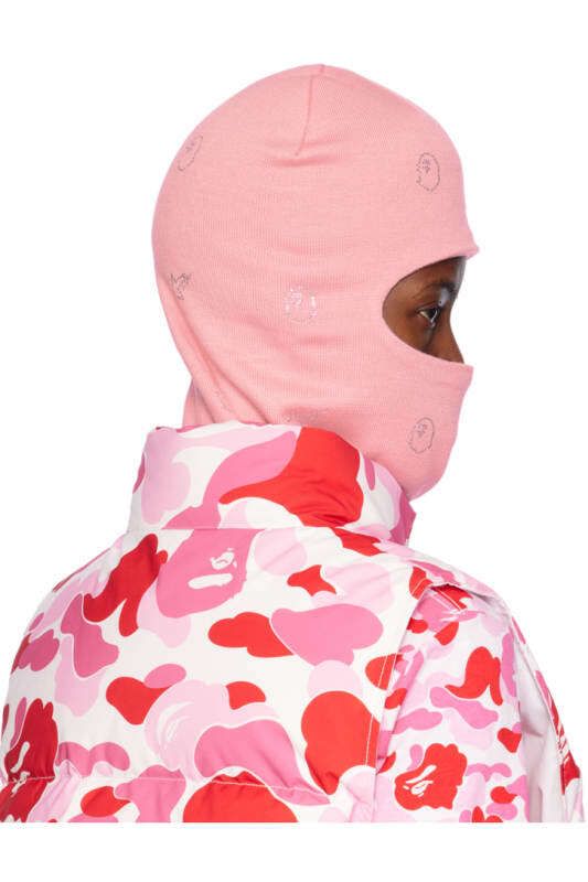 베이프(BAPE) | 핑크 크리스탈 스톤 Pink Crystal Stone Balaclava 14285171 | 트렌비