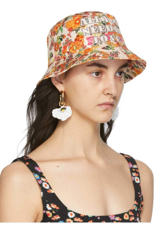 저지 버킷 모자 Multicolor Nacre Jersey Bob Bucket Hat 8639371