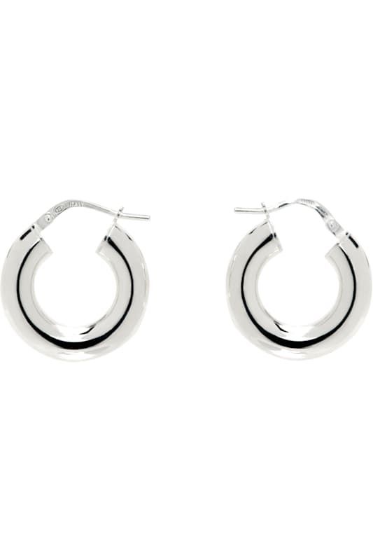 실버 애브리데이 후프 링 귀걸이 Silver Tiny Everyday Hoop Earrings 17118331