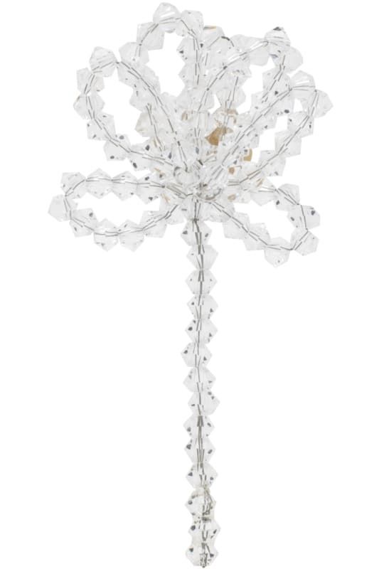 크리스탈 플라워 커프 Transparent Cluster Crystal Flower Single Ear Cuff 15670431
