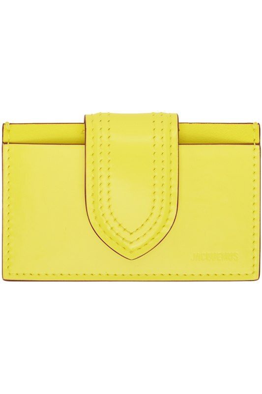 옐로우 카드 홀더 Yellow La Casa 'Le porte-carte Bambino' Card Holder 16148751