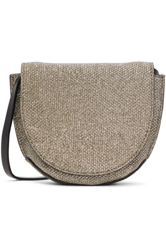 골드 나노 배너 새들 가방 Gold Nano Banner Saddle Bag 11690191