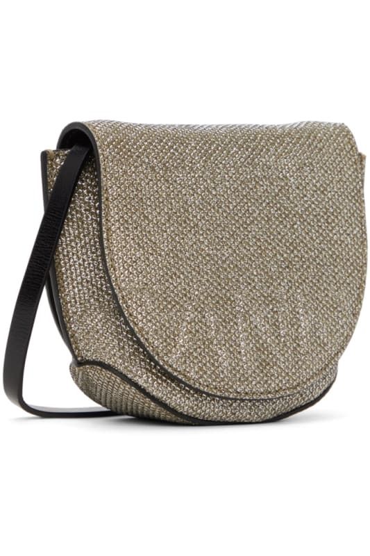 골드 나노 배너 새들 가방 Gold Nano Banner Saddle Bag 11690191