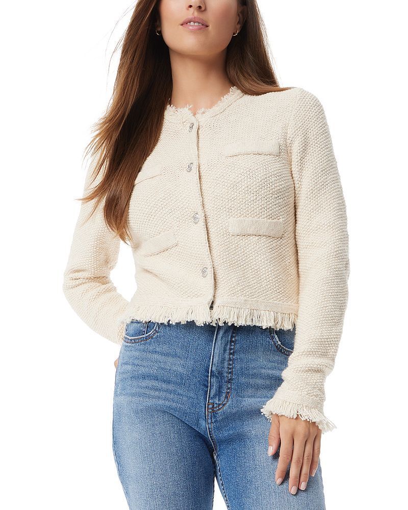 버튼 가디건 Indria Fringe Button Front Cardigan 5398436