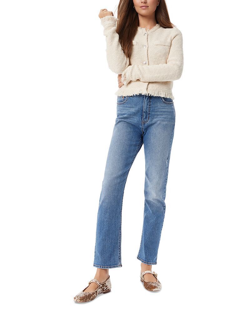 버튼 가디건 Indria Fringe Button Front Cardigan 5398436