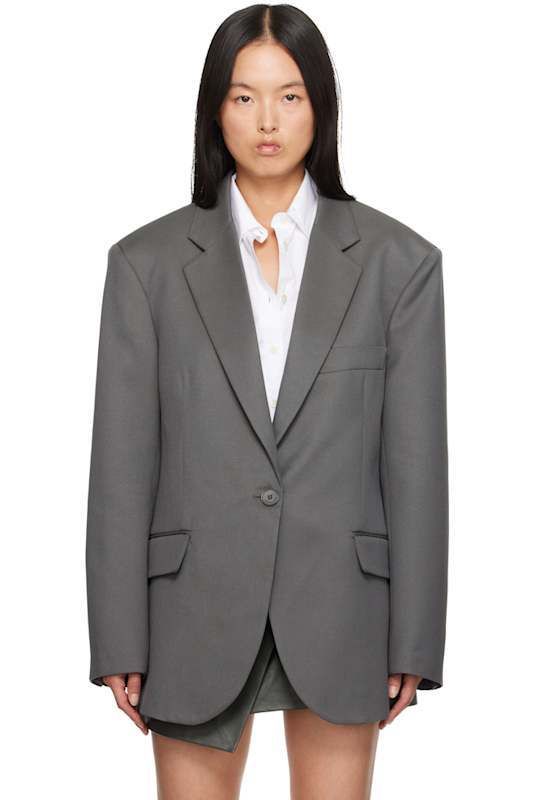 카키 오버사이즈 블레이저 Khaki Lyra Oversized Blazer 16683071