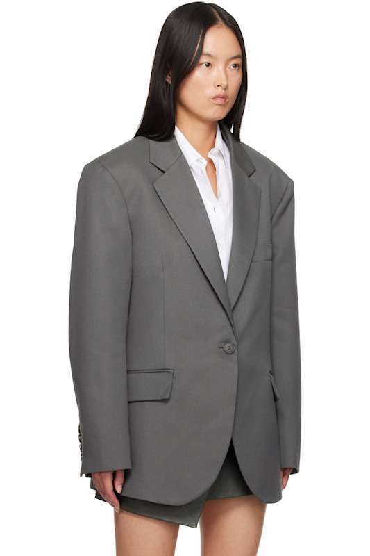 카키 오버사이즈 블레이저 Khaki Lyra Oversized Blazer 16683071