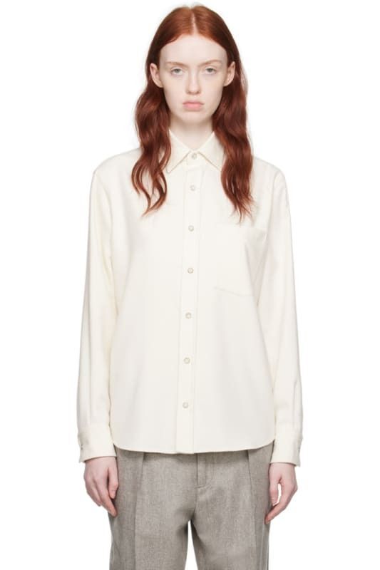 오프화이트 셔츠 Off-White Press-Stud Shirt 14050051
