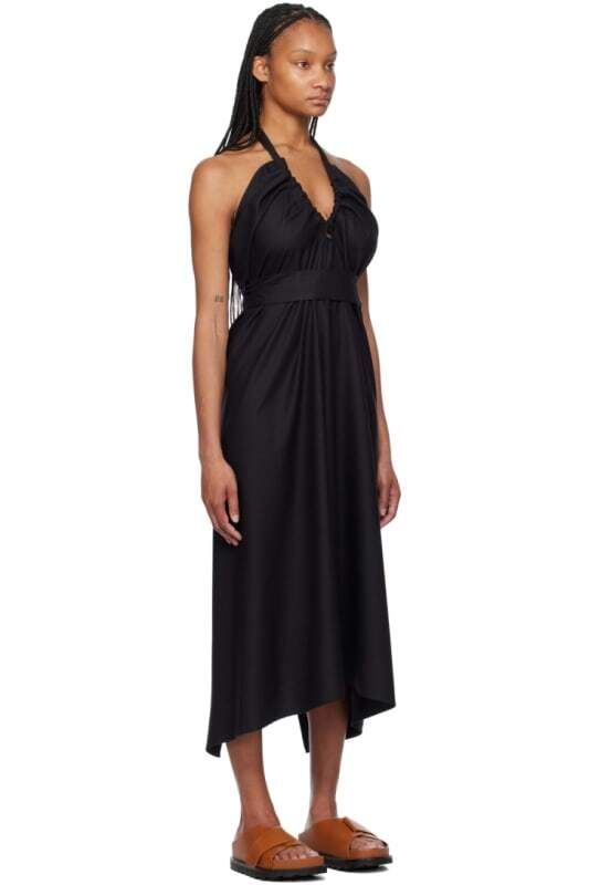 블랙 맥시 드레스 Black Node Maxi Dress 15681671
