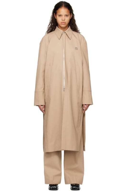 베이지 코트 Beige Folding Coat 12660281