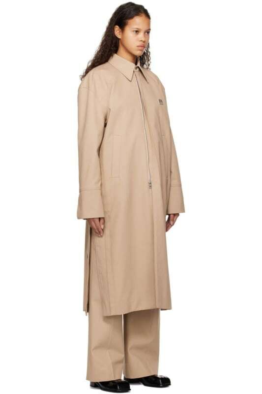 베이지 코트 Beige Folding Coat 12660281