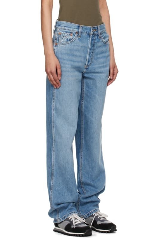 블루 하이 루즈 데님 Blue 90s High Rise Loose Jeans 15969631
